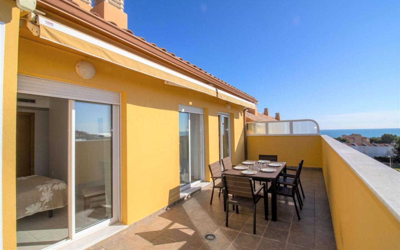 Atico Con Vistas Al Mar , Wifi Y Piscina - Sierra Irta Albert Villas Alcossebre Zewnętrze zdjęcie