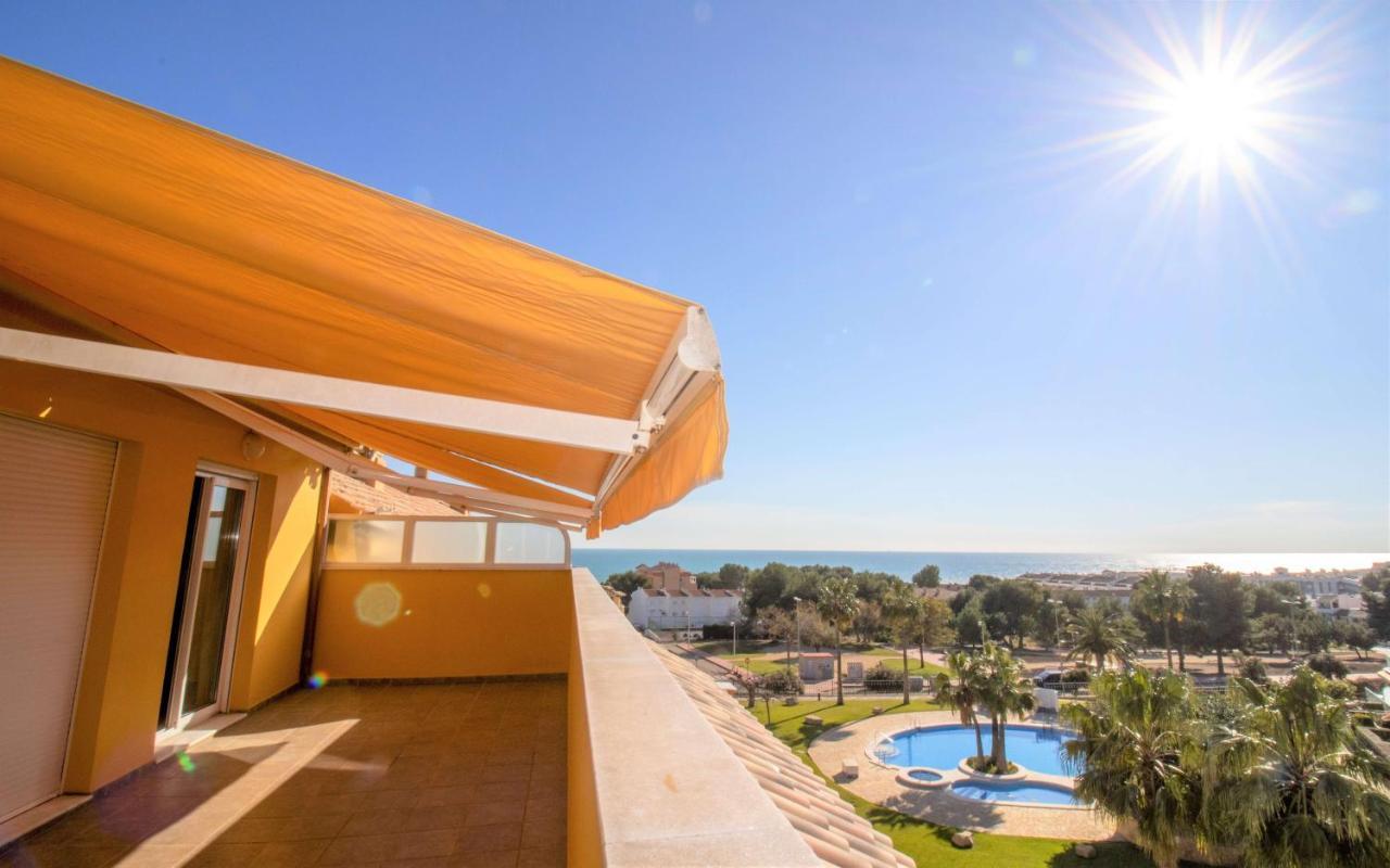Atico Con Vistas Al Mar , Wifi Y Piscina - Sierra Irta Albert Villas Alcossebre Zewnętrze zdjęcie